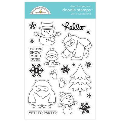 Doodle Bug Winter Wonderland Doodle Stamps - Winter Wonderland